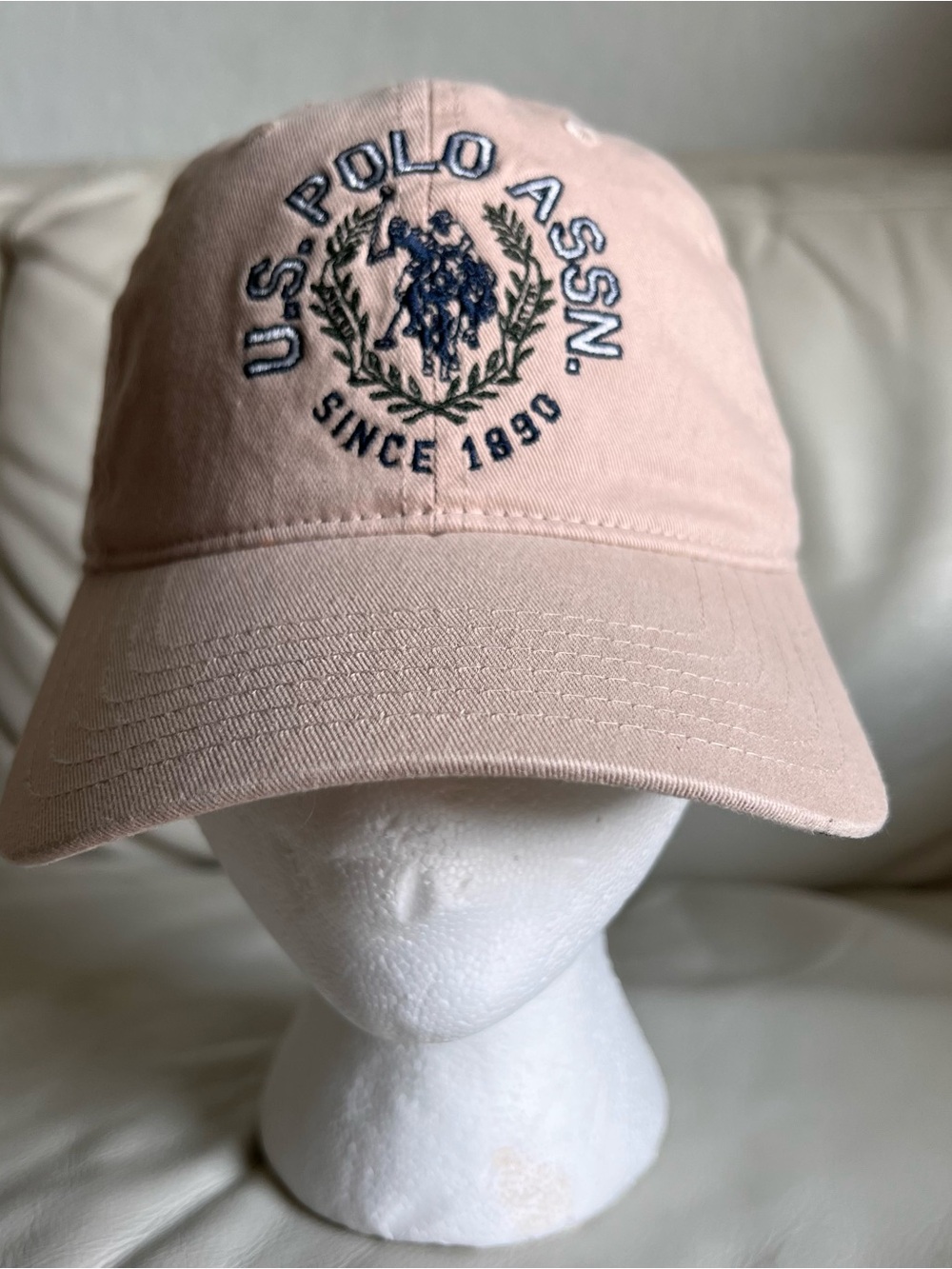 U.S. Polo Assn. Adjustable Cap - Dusty Pink